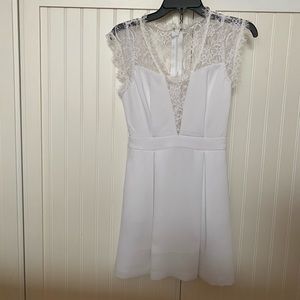 White lace BCBG dress